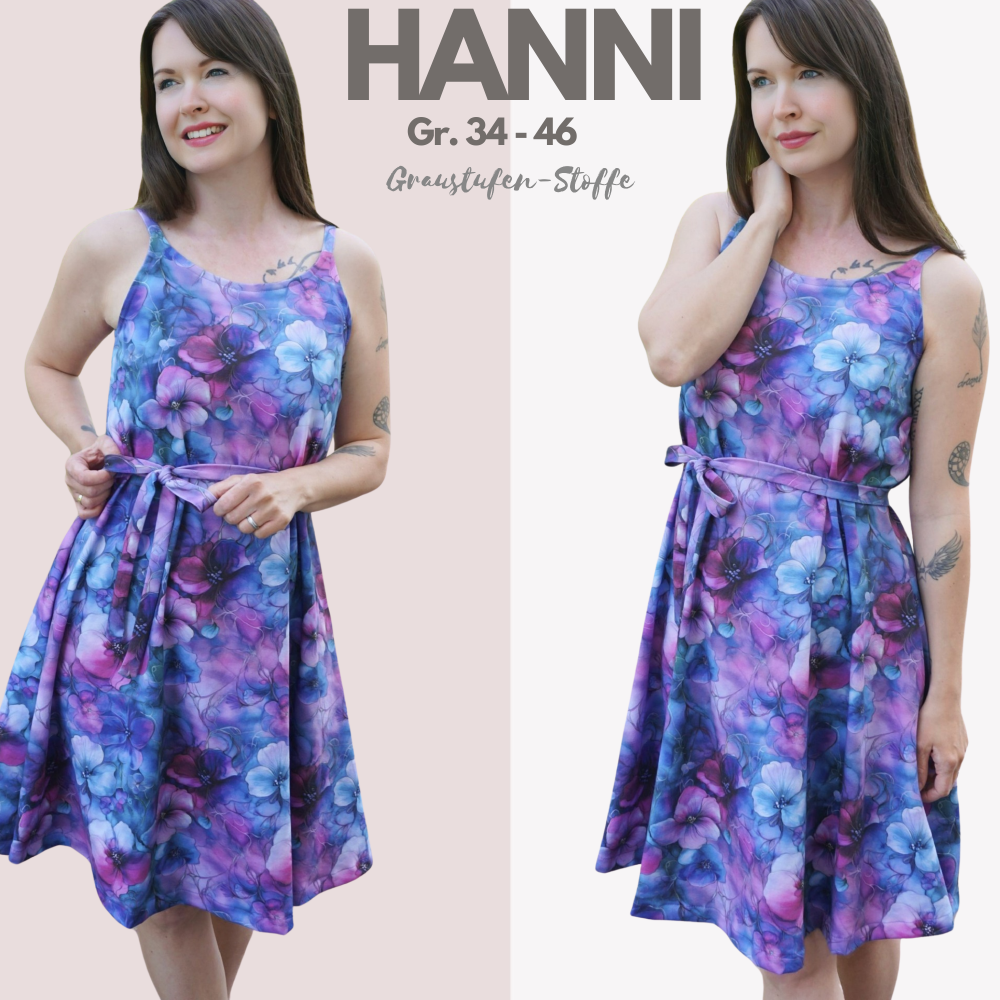Schnitt der Woche: EBook Bindekleid Hanni Gr. 32 bis 46
